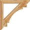 Ekena Millwork Merced Slat Rough Sawn Bracket, Western Red Cedar, 4"W x 36"D x 36"H BKT04X36X36MRC06RWR - alternate 2